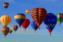 Hot air balloons